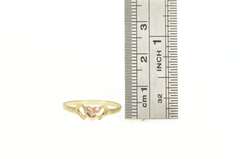 14K Yellow Gold Two Tone Heart Love Symbol Black Hills Ring