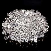 Outstanding 2.29ct diamond white Zircon set