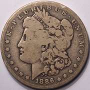 1886-S Morgan Silver Dollar Circulated