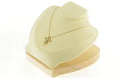 14K Yellow Gold 0.64 Ctw White & Yellow Diamond Cross Pendant