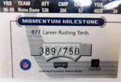 Jarious Jackson 2000 Rookie Football Card