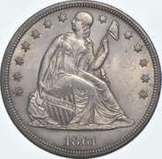 1861 Seated Liberty Dollar