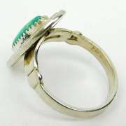 Vintage Bell Trading Sterling Turquoise Ring, Size 5