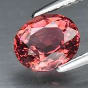 Top color 1.28ct padparadscha pink high fire Tourmaline