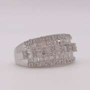 Gorgeous 14kt Solid White Gold & 2.0 Carat Diamond Band Ring