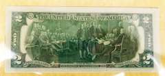 U.S. 2 Dollar Bill Bicentennial 1st Day Issue w/COA