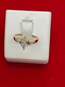 CERTIFIED LADIES 14K GOLD AND DIAMOND RING