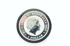 Royal Queen Elizabeth II Silver Australian 1 Dollar Coin