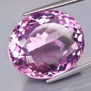 Halo flashing 28.52ct real unheated Bolivian Amethyst