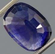 5.93ct big blue Sapphire from Mozambique