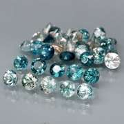 Heated only! 3.97ct round cut Australian Sapphire set