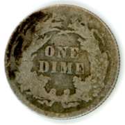 1877 Liberty Seated Dime
