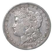 1879-S Morgan Silver Dollar Reverse Rev 78 1878