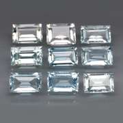 Gorgeous 3.14ct untreated platinum blue Aquamarine set