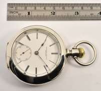 Model 1 Rockwell 1878 Pocket Watch in Coin Silver
