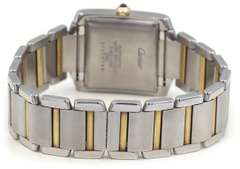 Cartier Tank Francaise 2302 Two Tone White Dial Ladies Watch