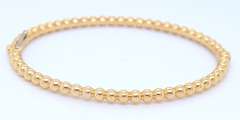Van Cleef Perlee Pearls of Gold Bracelet in 18kt Yellow Gold