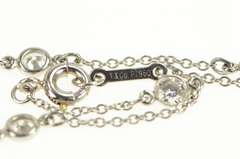 Platinum Tiffany & Co Elsa Peretti Diamond By the Yard Bracelet