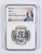 MS64 1956 Franklin Half Dollar FS-401 Bugs Bunny NGC