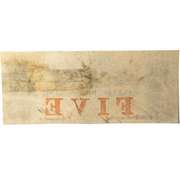 $5 Manufacturers Bank Erie NY July 1 1861 Note