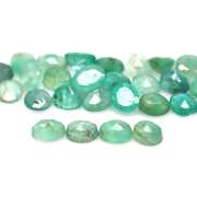 Oval cut 10.02ct Zambian Emerald set