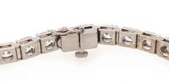 Elegant 8.00ctw Round Diamond Tennis Bracelet in 14K White Gold