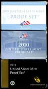 Run of 3 Modern US Mint Sets: 2007-2009