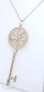 Tiffany & Co Daisy Key Pendant on Chain