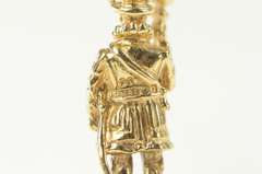 14K Yellow Gold 3D Yeomen Of Guard ﻿Warder ﻿English Royal Charm/Pendant