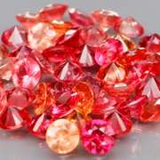 Glittering 45 piece 3.24ct fancy color Sapphire set