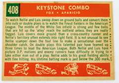 1959 Topps Keystone Combo, Fox-Aparico Baseball Card