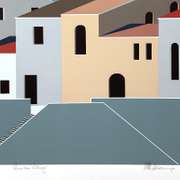 Mountain Village Limited Edition by Schlesinger (1915-2011)