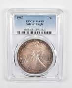 MS68 1987 American Silver Eagle - Graded PCGS