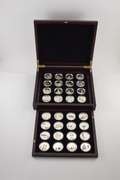 2013-2016 Palau $5 - World Of Wonders - 32 Coin Set - Fancy Box