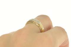 14K Yellow Gold 0.32 Ctw Diamond Classic Men's Wedding Ring
