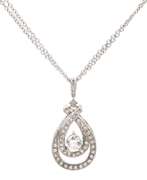 Eyecatching White Gold 1.25ct Diamond Pendant on Chain