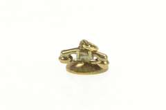 14K Yellow Gold 3D Articulated Dial Phone I Love You Charm/Pendant