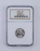 MS66 1891 Liberty V Nickel - Graded NGC