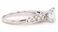 2.01ctw Princess and Round Diamond Straight Engagement Ring in 14K