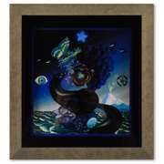 Etude En Bleu de la serie Graphismes 2 by Vasarely (1908-1997)