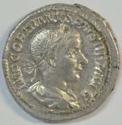 Near Mint Gordian III Roman silver Denarius 238-244 AD