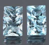 Vivid! 24.25ct 10mm sky blue Topaz set