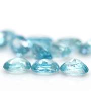 Brilliant 8.71ct Swiss blue Zircon set