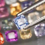 Glittering UNHEATED 20 piece 4.80ct fancy color Sapphire set