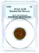 1955 Double Die Obverse Lincoln Wheat Cent