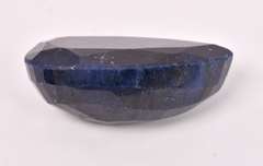 Brilliant Colossal 573.50 Midnight Blue Faceted Sapphire Gemstone