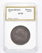 EF45 1806 Great Britain Penny - Graded PCI