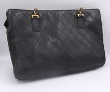 Vintage Black Lambskin Chanel Bag