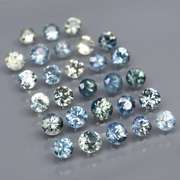 Heated only! 4.40ct diamond cut Australian Sapphire set