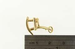 14K Yellow Gold 3D Rocking Chair Relaxation Symbol Charm/Pendant